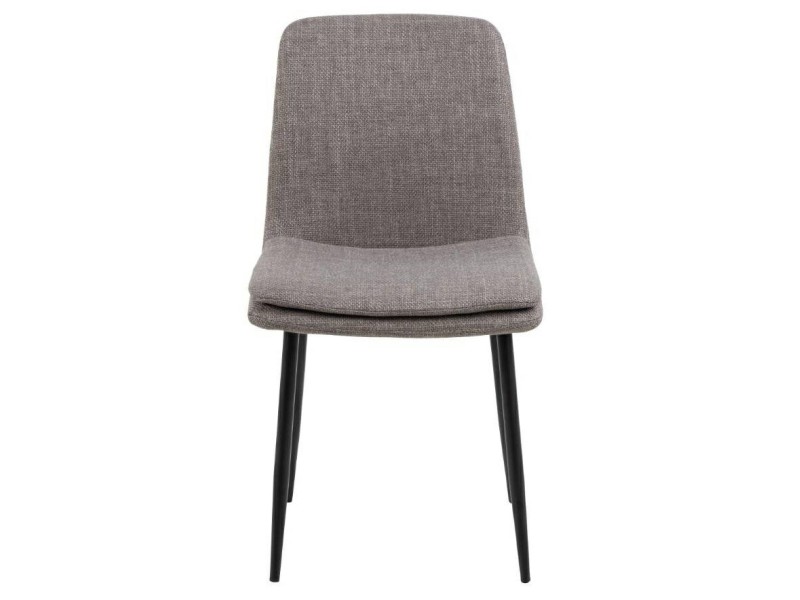 Krzesło Becca szare tkanina Basel 34FR - ACTONA